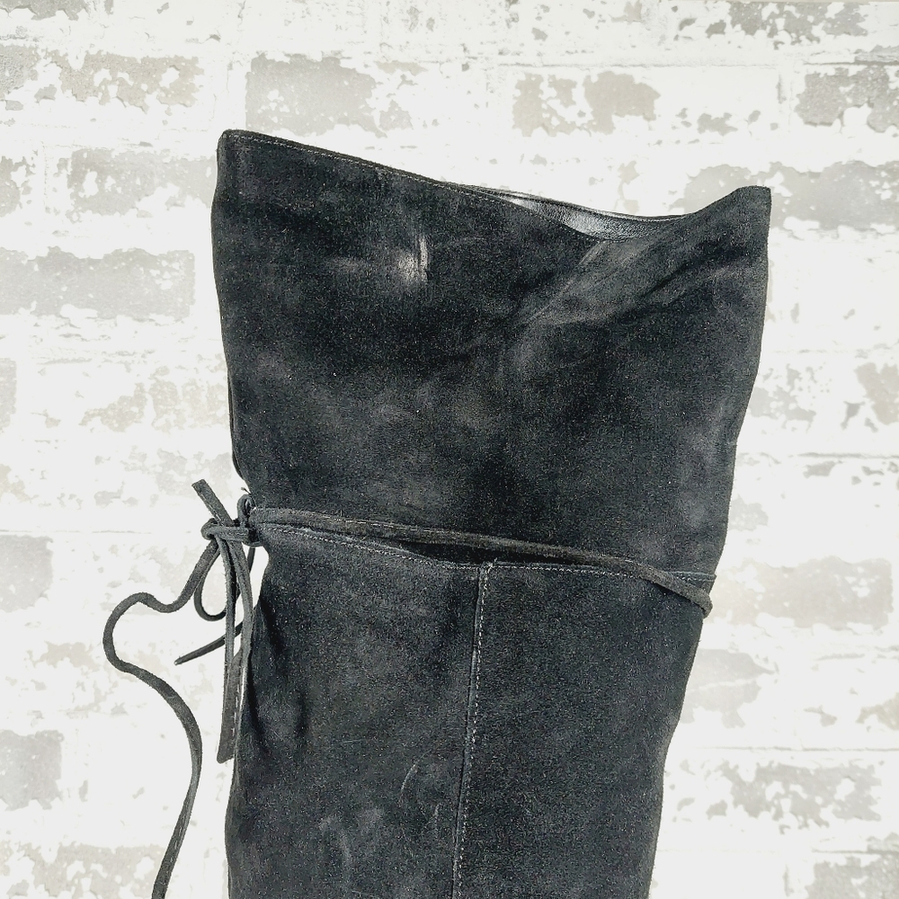 New FREE PEOPLE Suede Echo Platform Over The Knee Boots  C471 - Picture 8 of 15